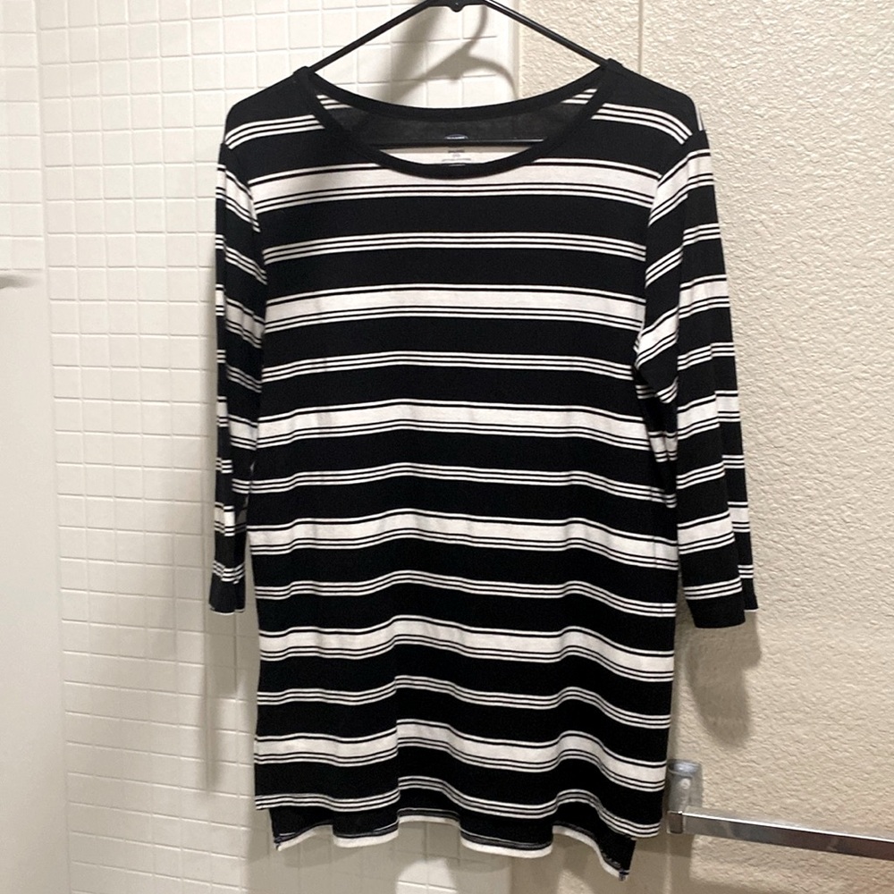 Old Navy Fitted Striped Top